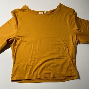 Mustard long sleeved shirt